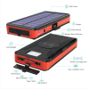 Solar Mobile Phone Charger Solar charger USB Solar charger 20000 mAh Wireless Folding Mobile Phone Charger