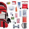 64 Piece Survival Backpack (Red)