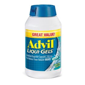 Advil Liqui-Gels Pain and Headache Reliever Ibuprofen Capsules;  200 mg;  200 Count