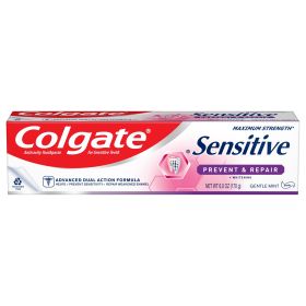 Colgate Sensitive Toothpaste Stain Removing Toothpaste;  Gentle Mint