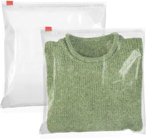 Pack of 100 Slider Zipper Bags 18 x 20. Clear Poly Bags 18x20. Thickness 3 mil. Polyethylene Bags for Packing and Storing. Plastic Bags for Industrial