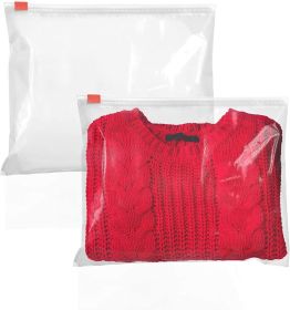 Pack of 100 Slider Zipper Bags 14 x 10. Clear Poly Bags 14x10. Thickness 3 mil. Polyethylene Bags for Packing and Storing. Plastic Bags for Industrial