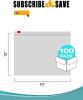 Pack of 100 Slider Zipper Bags 14 x 10. Clear Poly Bags 14x10. Thickness 3 mil. Polyethylene Bags for Packing and Storing. Plastic Bags for Industrial