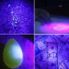 UV LED Flashlight Mini LED Torch 395nm blacklight Wavelength Violet Light Zoomable Pet Urine Scorpion Feminine hygiene Detector