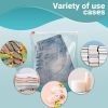 Pack of 100 Slider Zipper Bags 8 x 10. Clear Poly Bags 8x10. Thickness 3 mil. Polyethylene Bags for Packing and Storing. Plastic Bags for Industrial;