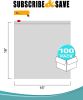 Pack of 100 Slider Zipper Bags 18 x 20. Clear Poly Bags 18x20. Thickness 3 mil. Polyethylene Bags for Packing and Storing. Plastic Bags for Industrial