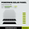 POWERWIN 110W Foldable Solar Panel for Power Station and USB Devices Shingled Portable Solar Panel with PD18W Fast Charging Output and Adjustable Kick