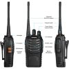 2pcs BAOFENG BF-888S Two Way Radio UHF Portable Walkie Talkies; Amateur Radio Handheld For Hiking Biking Camping