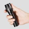 Strong Light T6 Flashlight LED Aluminum Alloy Telescopic Focusing Flashlight Mini Waterproof Strong Light Portable Outdoor Flash