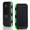 10000mah Portable Solar Mobile Power Charger Waterproof Solar Mobile Power Panel Charging Bank With Built-in Compass And Hook