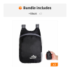 Portable And Foldable Small Backpack; Short-Distance Travel Bag For Men And Women For American Football Spectators