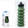 500ML Large Capacity Silicone Sports Water Bottle Outdoor Folding Water Cup For Climbing