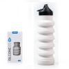 500ML Large Capacity Silicone Sports Water Bottle Outdoor Folding Water Cup For Climbing