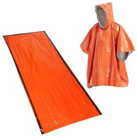 Outdoor Life Bivy Emergency Sleeping Bag Thermal Keep Warm Waterproof Mylar First Aid Emergency Blanke Camping Survival Gear (Ships From: Czech Republic, Color: A)