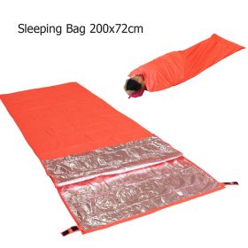 Outdoor Life Bivy Emergency Sleeping Bag Thermal Keep Warm Waterproof Mylar First Aid Emergency Blanke Camping Survival Gear (Ships From: China, Color: D)