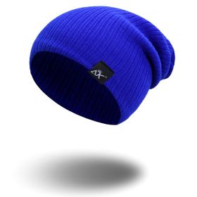 COKK Knitted Beanie Women's Hat Winter Men Skullies Beanies Warm Casual Slouchy Hat Crochet Beanie Hat Female Baggy Cap Cheap (Color: Blue)
