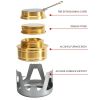NEWTAG Mini Portable Alcohol Stove; Outdoor Camping Accessories