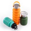 500ML Large Capacity Silicone Sports Water Bottle Outdoor Folding Water Cup For Climbing