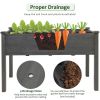 Wooden Raised Vegetable Garden Bed Elevated Grow Vegetable Planter