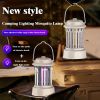 1pc Electric Insect Repellent Mosquito And Dew Camping Lantern; Courtyard Light ; bedroom Lamps; Chargeable 360 Degrees Kill Mosquito & Insects & Flie