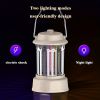 1pc Electric Insect Repellent Mosquito And Dew Camping Lantern; Courtyard Light ; bedroom Lamps; Chargeable 360 Degrees Kill Mosquito & Insects & Flie