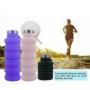 500ml outdoor retractable water bottle portable collapsible